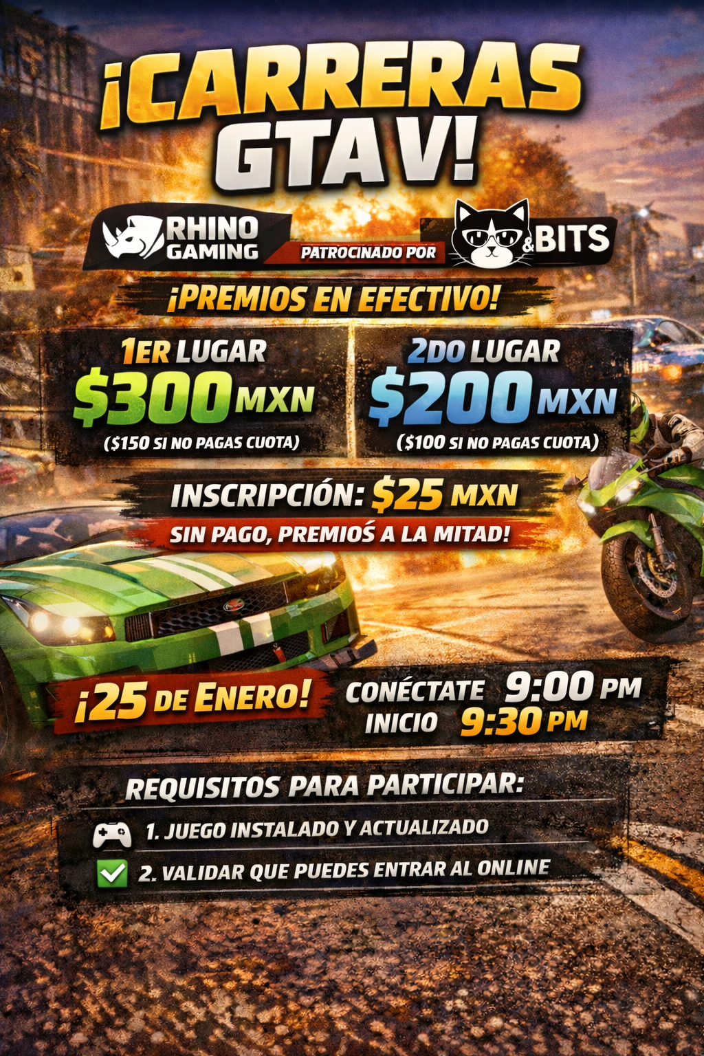 Torneo GTA V - Carreritas
